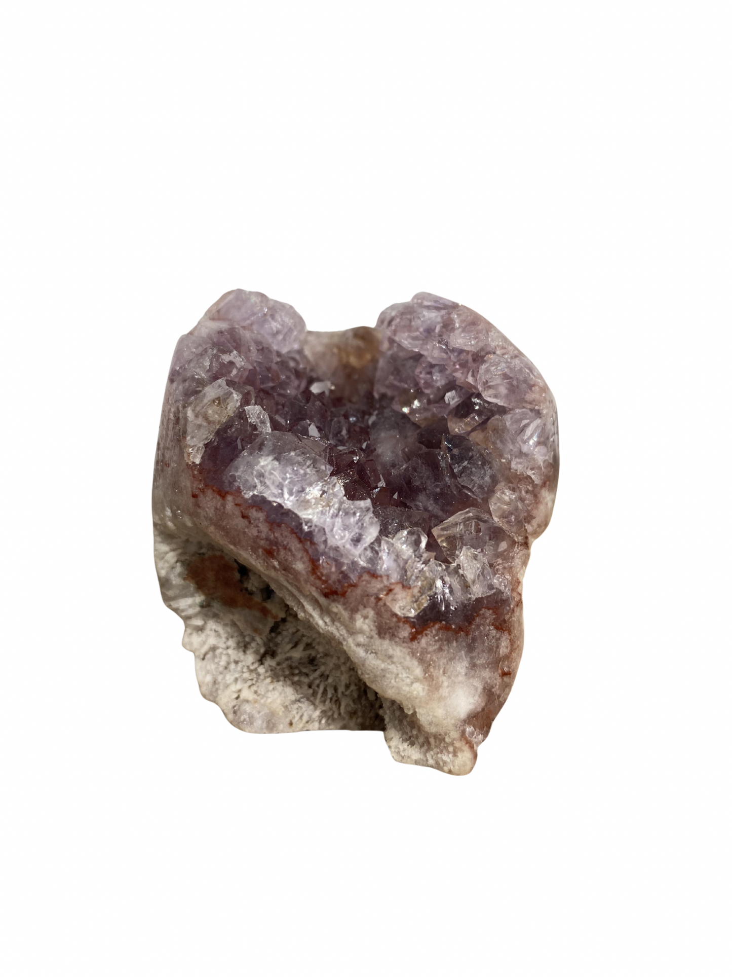 Roze Amethist (Chalcedoon) op standvlak 3