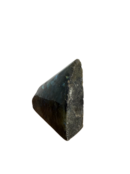 Labradorite sculpture half rough 2