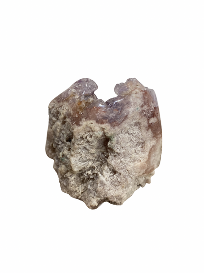 Roze Amethist (Chalcedoon) op standvlak 3