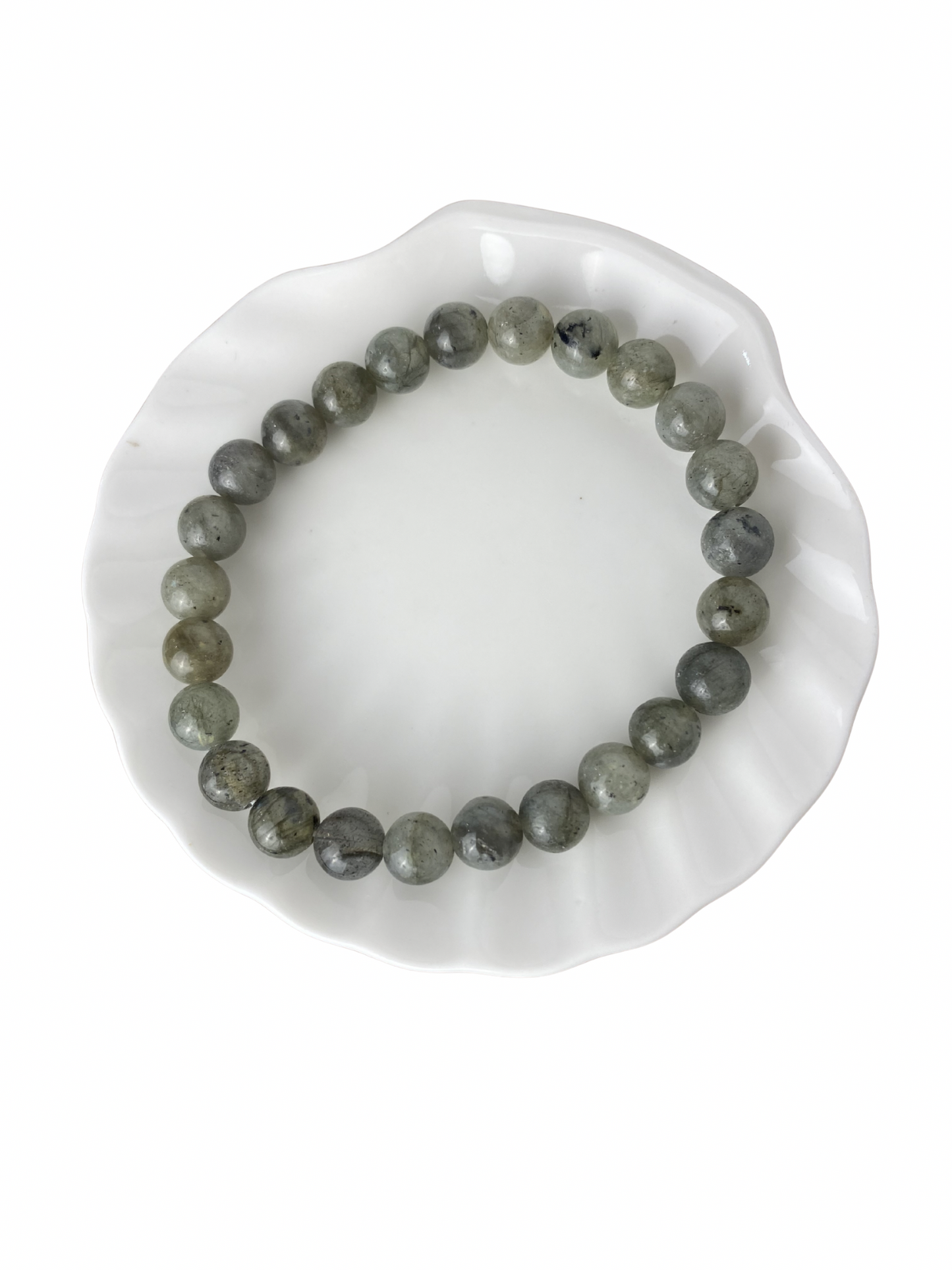 Labradorite bracelet ball 4 mm
