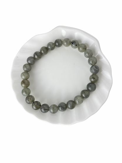 Labradorite bracelet ball 4 mm