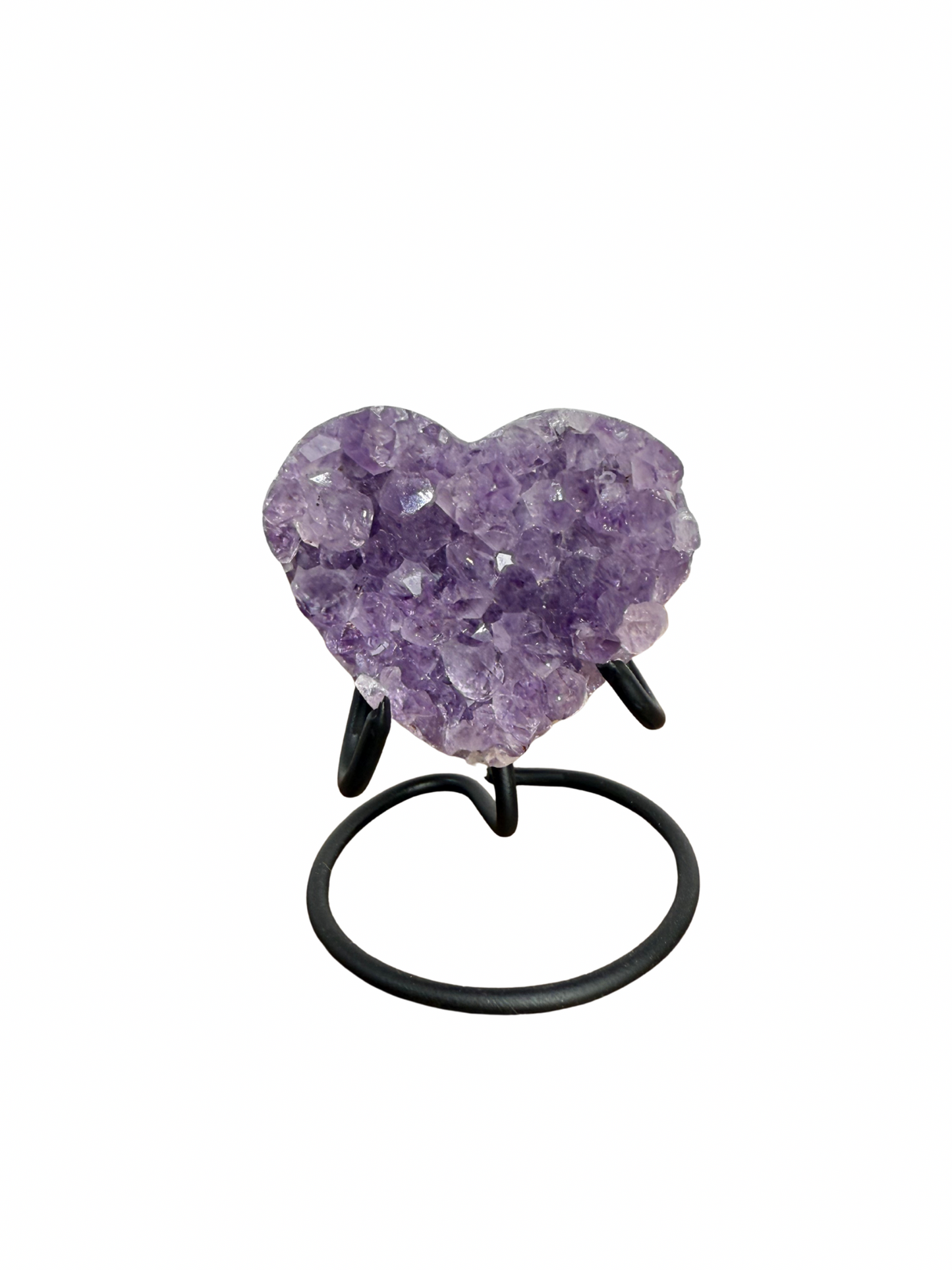 Amethist hart op standaard 1