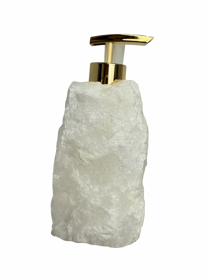 Zeeppomp van Bergkristal goud 8