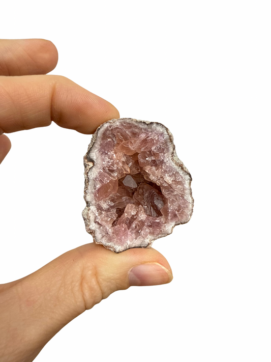Roze Amethist geode uit Patagonië 11