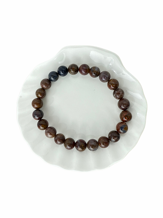 Pietersiet kogelarmband 8 mm