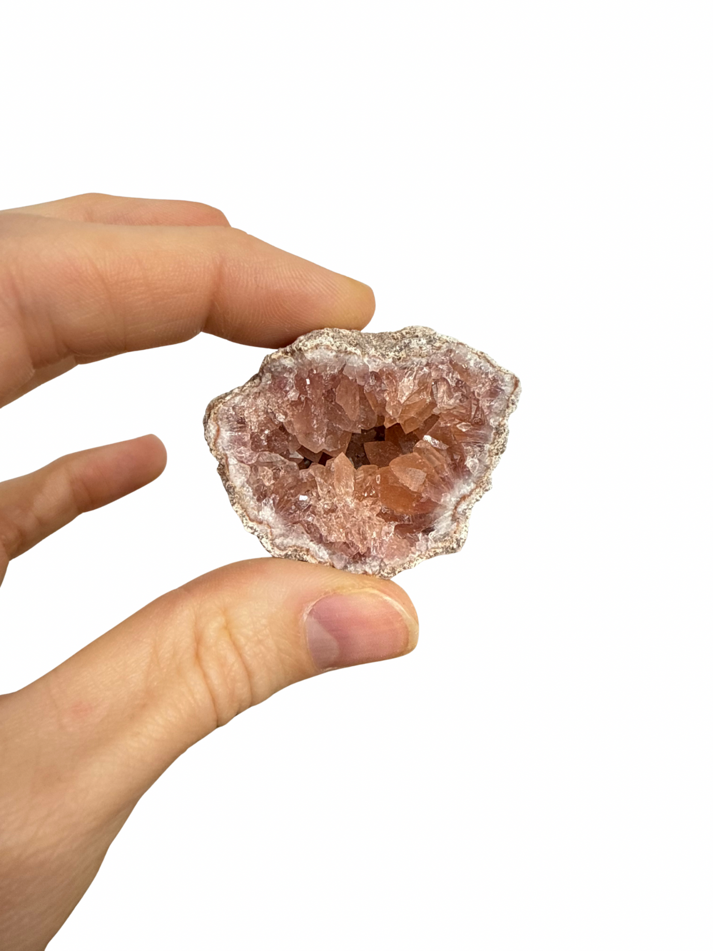 Roze Amethist geode uit Patagonië 8