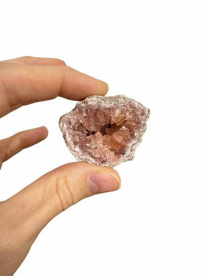 Roze Amethist geode uit Patagonië 8