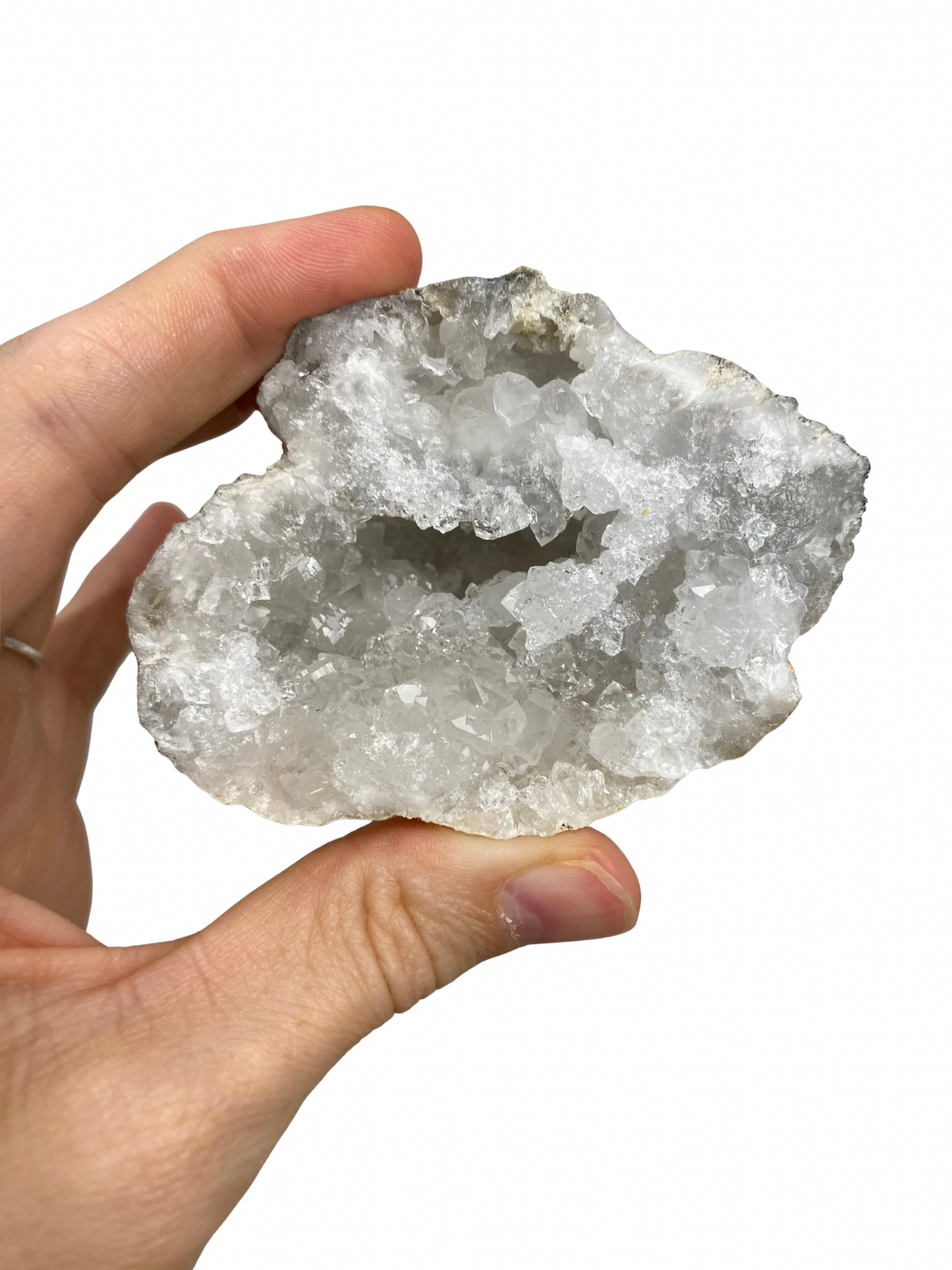 Kwarts geode half 1 (Marokko)