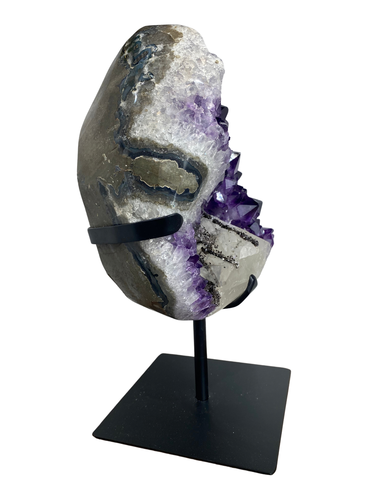 Amethist met Calciet en Speculariet op standaard AA Kwaliteit (Brazilië) | 6,2 kg
