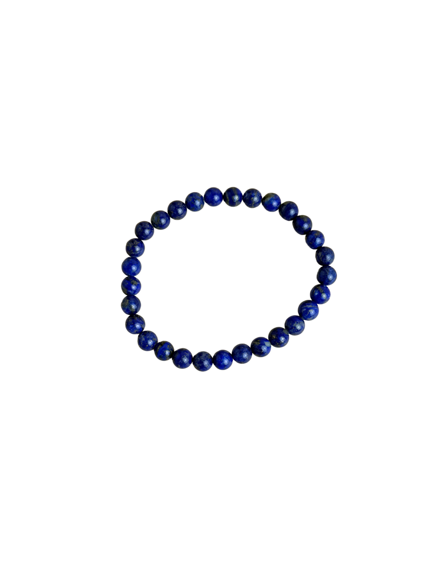 Lapis Lazuli armband kogel 6 mm