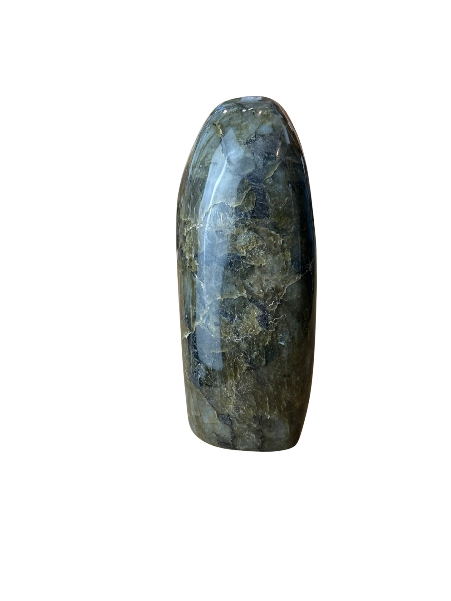Labradorite sculpture polished