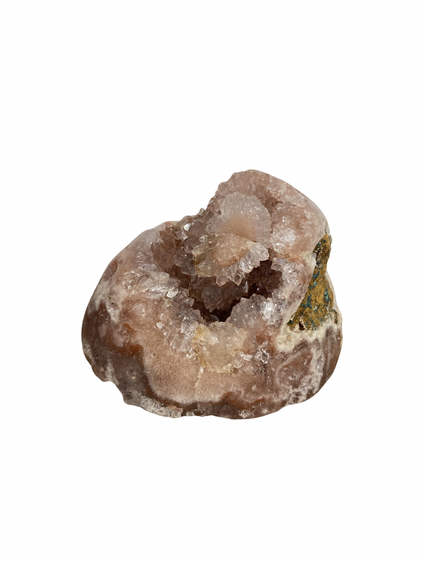 Roze Amethist (Chalcedoon) op standvlak