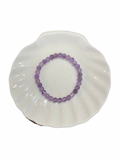 Amethist kinderarmband kogel 4 mm