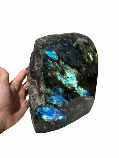 Labradoriet sculptuur half ruw XXL (8 kg)