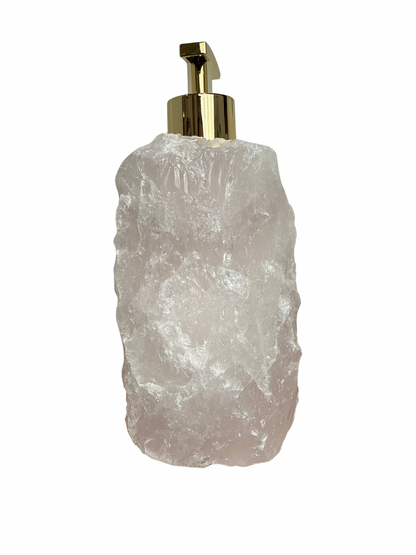 Zeeppomp van Rozenkwarts goud 5