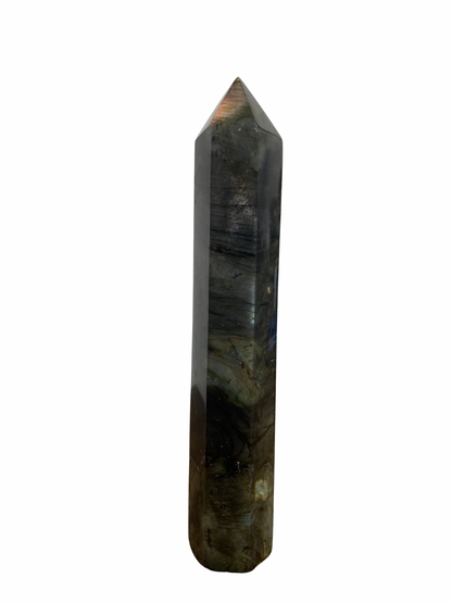 Pink Flower Agate Tower 2