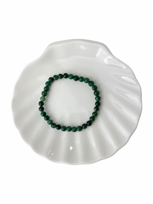 Afrikaanse Jade kinderarmband kogel 4 mm