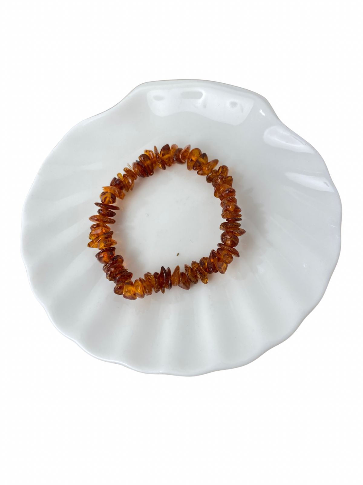 Barnsteen kinderarmband split elastiek