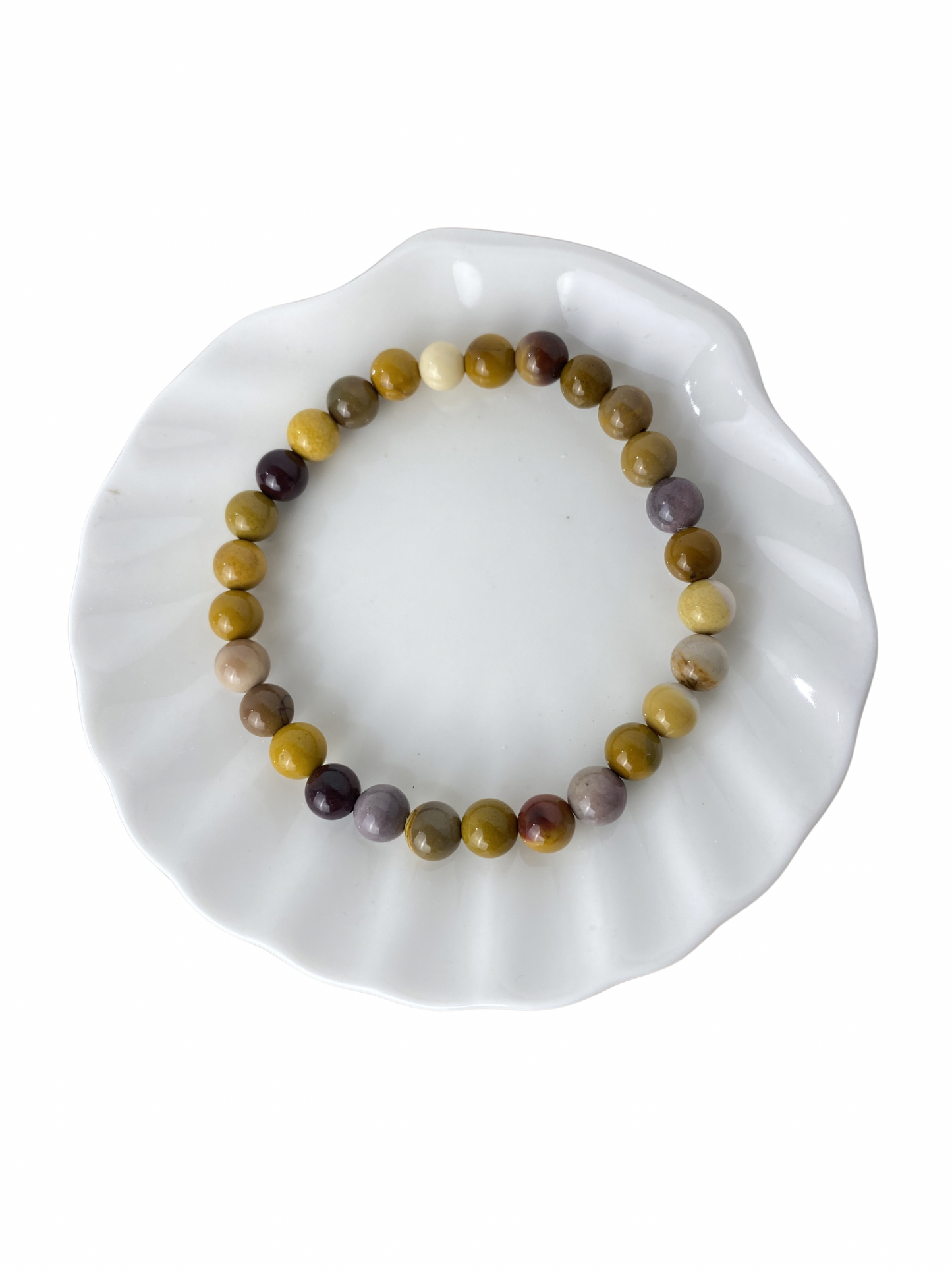 Mookaiet kogelarmband 6 mm