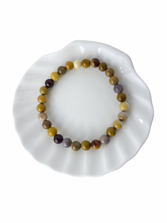 Mookaiet kogelarmband 6 mm