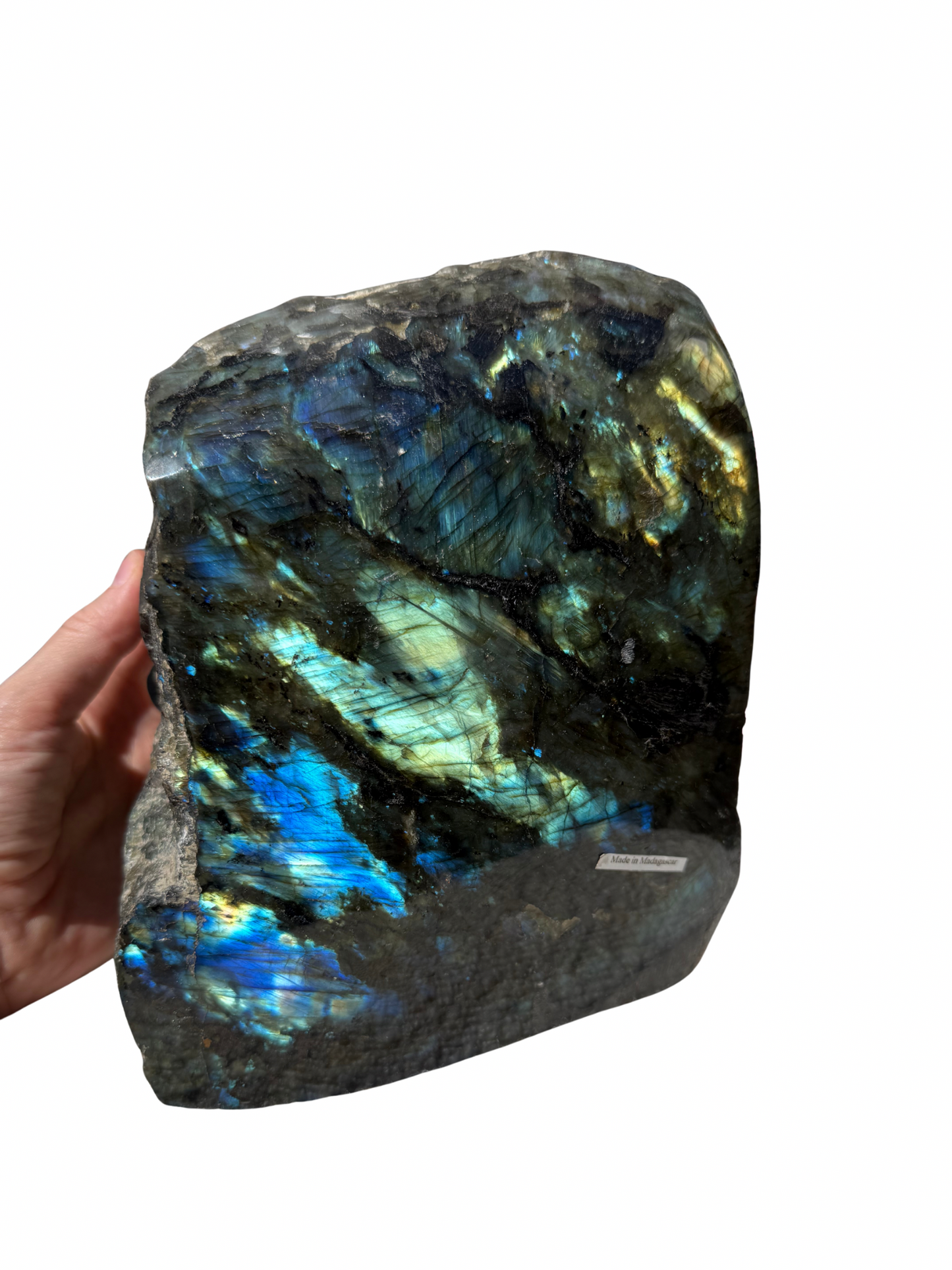 Labradoriet sculptuur half ruw XXL (8 kg)