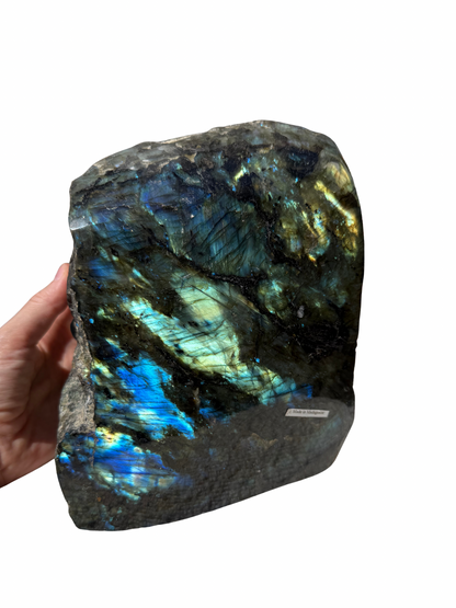 Labradoriet sculptuur half ruw XXL (8 kg)