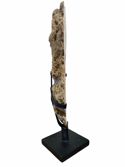 Roze Amethist (Chalcedoon) op standaard (Brazilië) | 2,2 kg