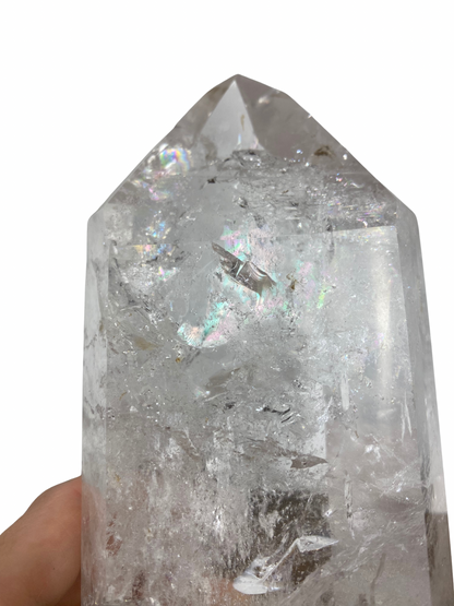 Bergkristal toren AA kwaliteit 1 (Brazilië) | 1,1 kg