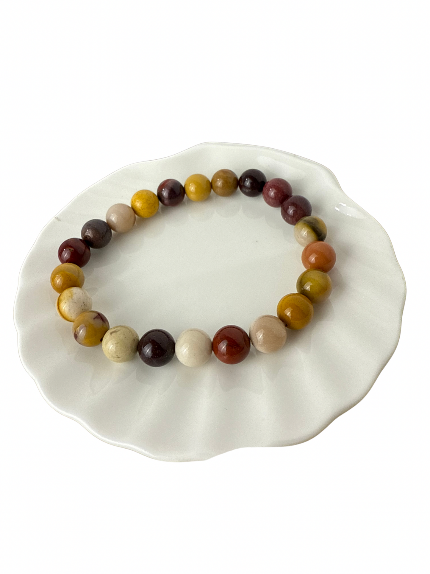 Mookaiet kogelarmband 8 mm