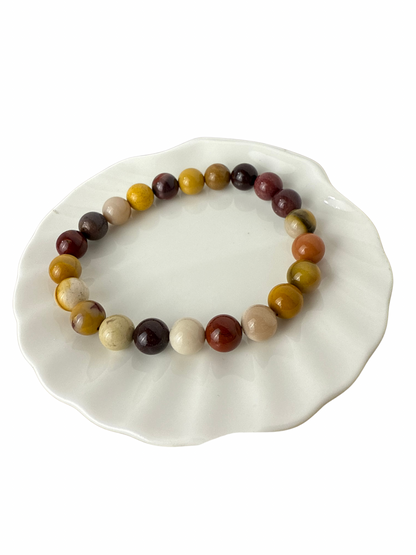 Mookaiet kogelarmband 8 mm