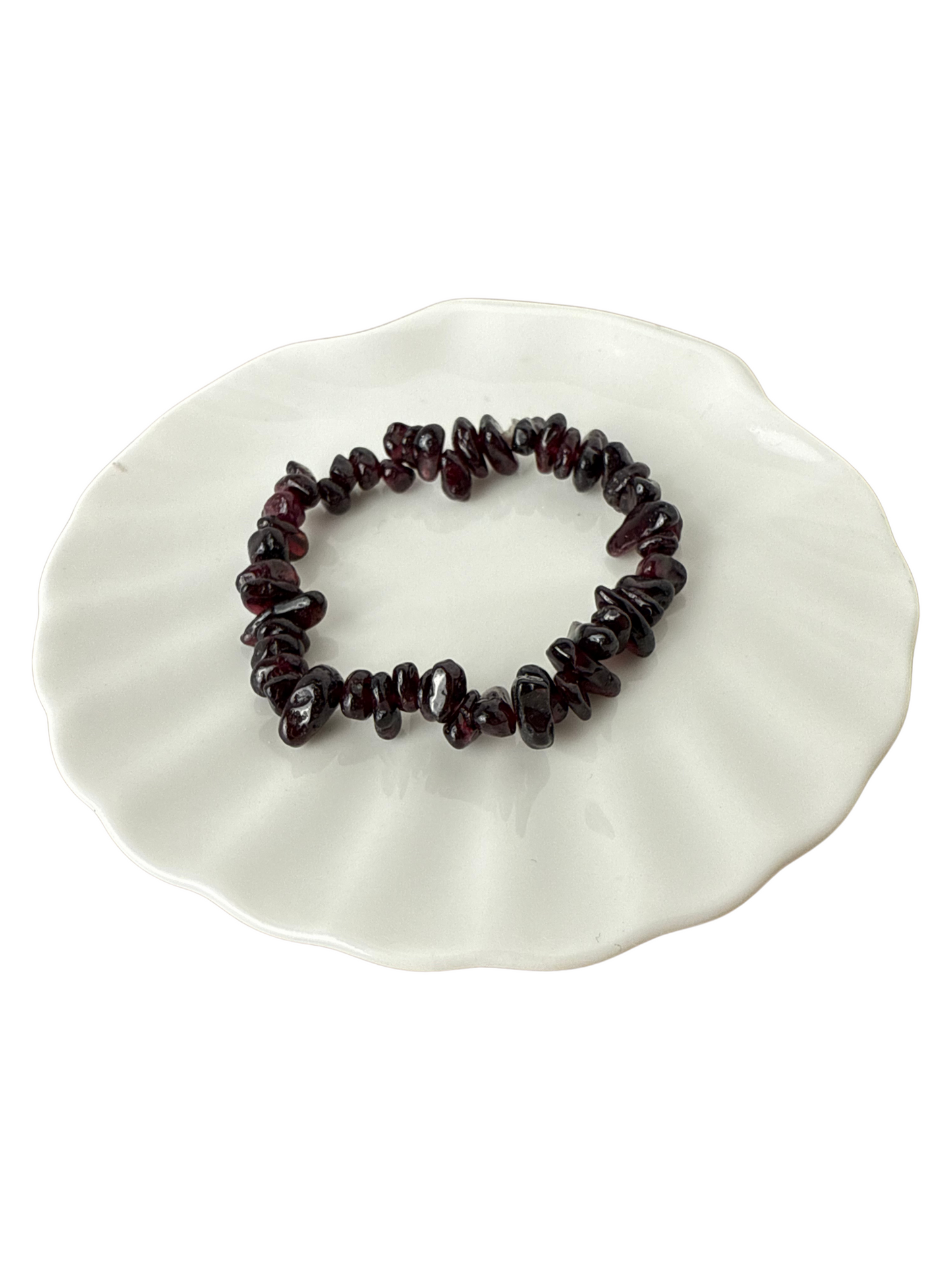 Garnet children's bracelet split