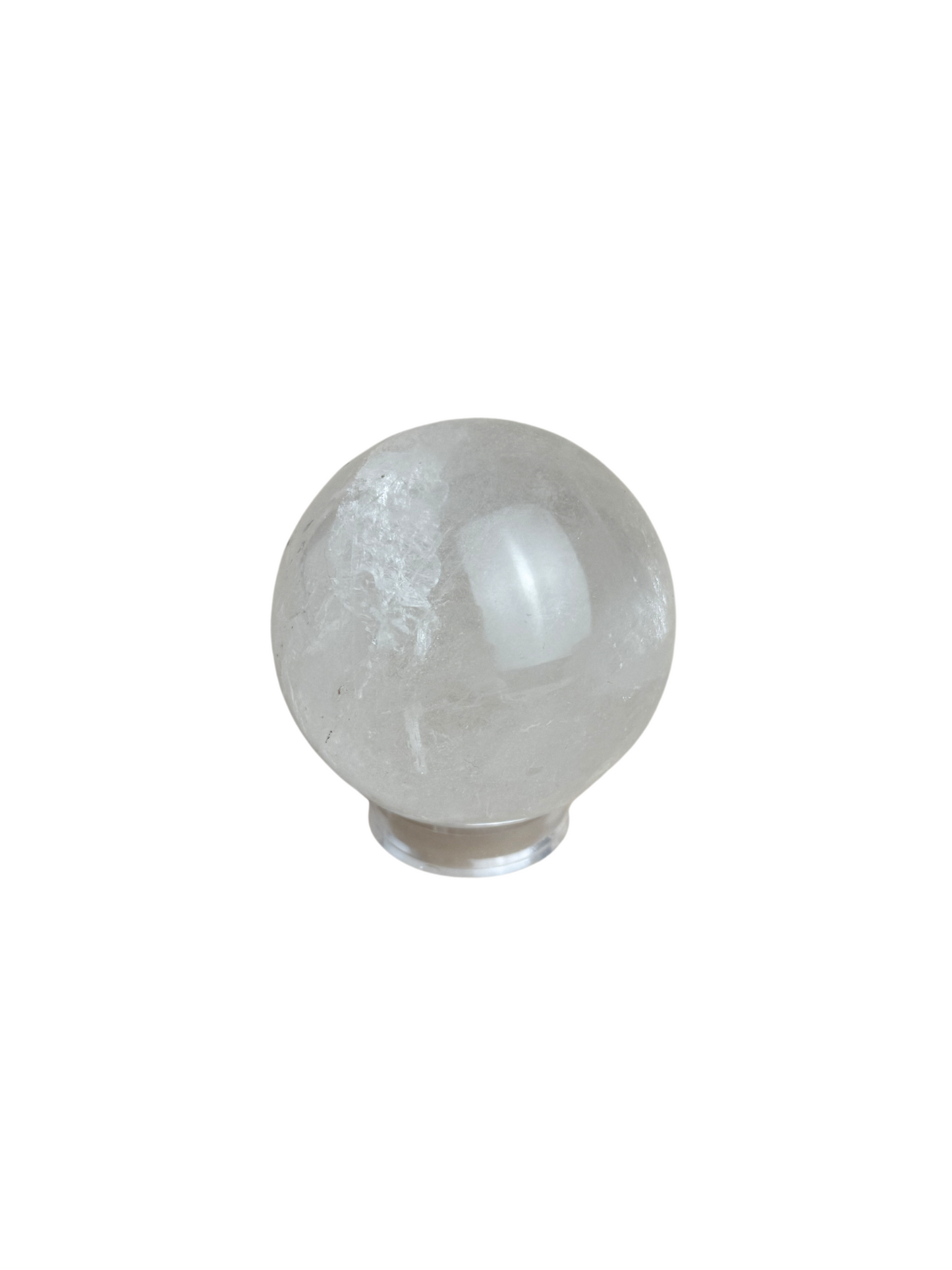 Rock crystal ball