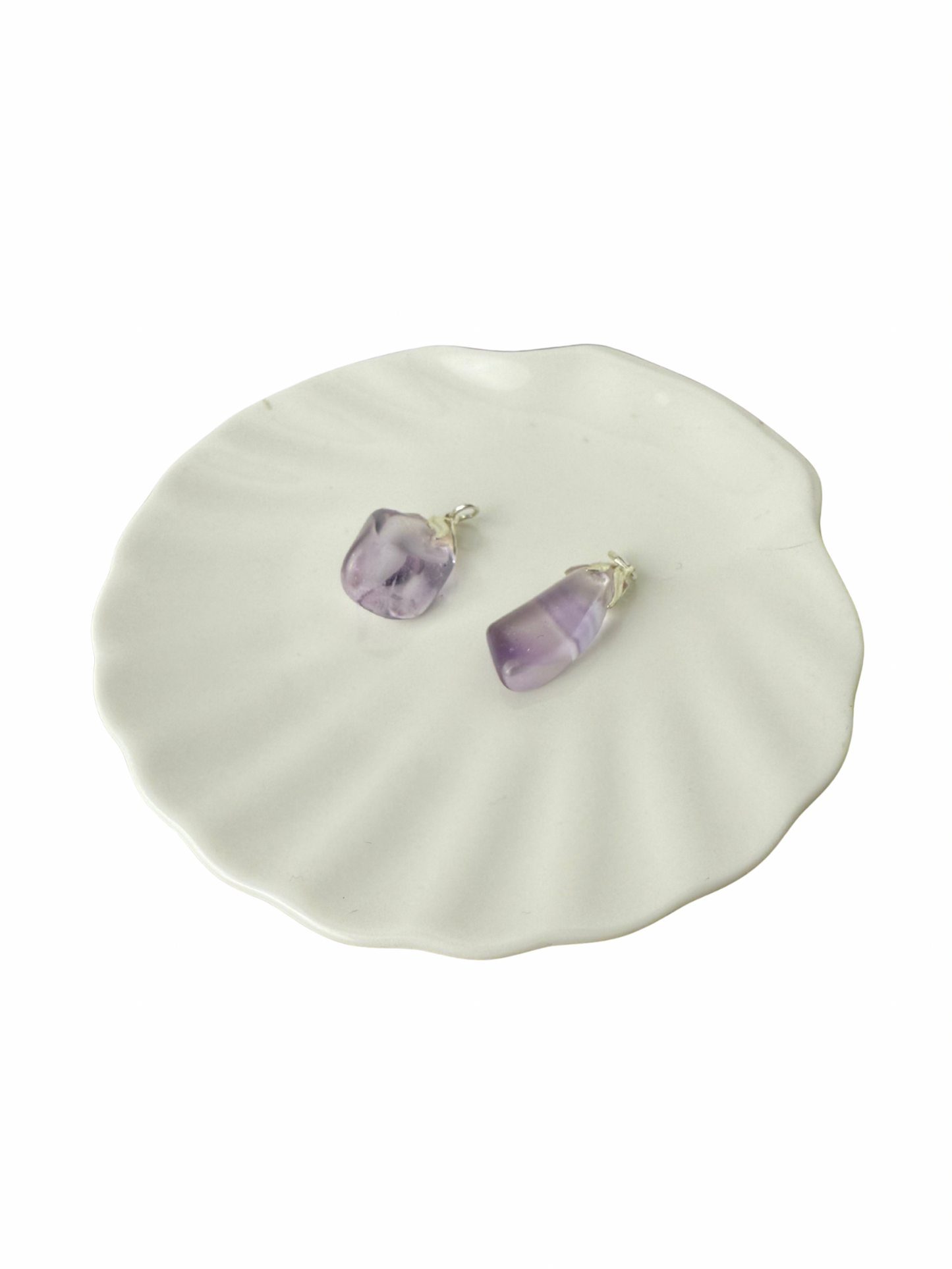 Olivia tumbled stone pendant Amethyst