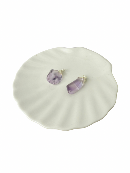 Olivia tumbled stone pendant Amethyst