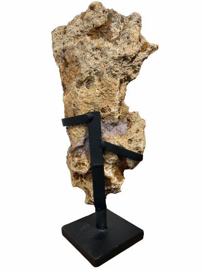 Roze Amethist (Chalcedoon) op standaard (Brazilië) | 2,2 kg