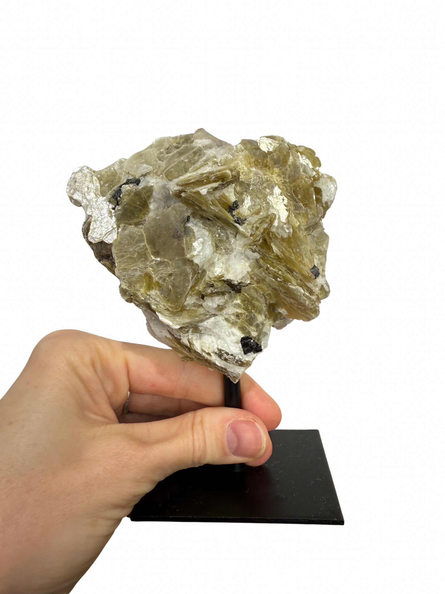 Gouden Mica op standaard