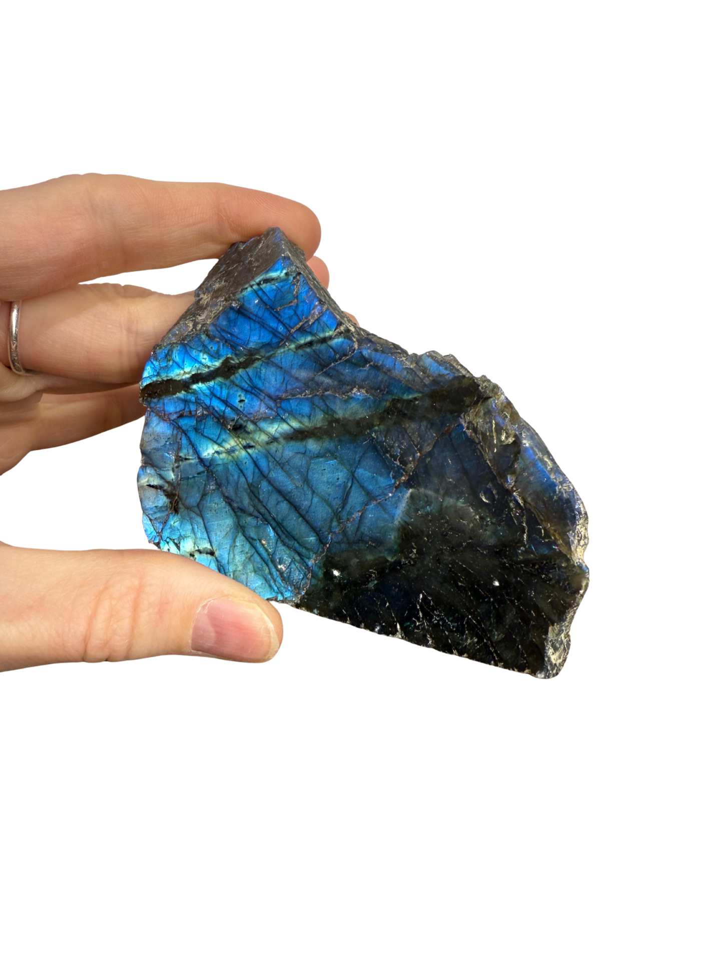 Labradoriet sculptuur half ruw 1