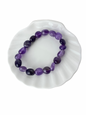 Amethist trommelsteen armband