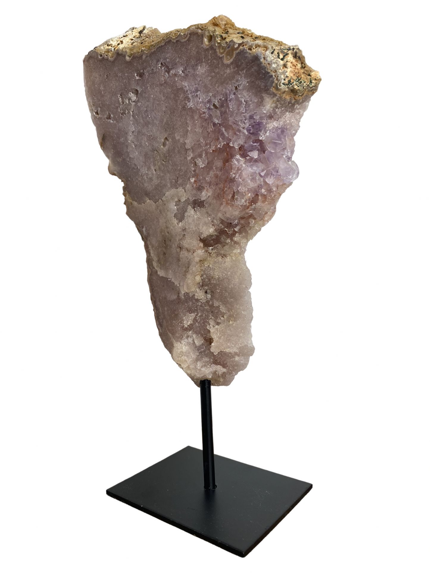Roze Amethist (Chalcedoon) op standaard