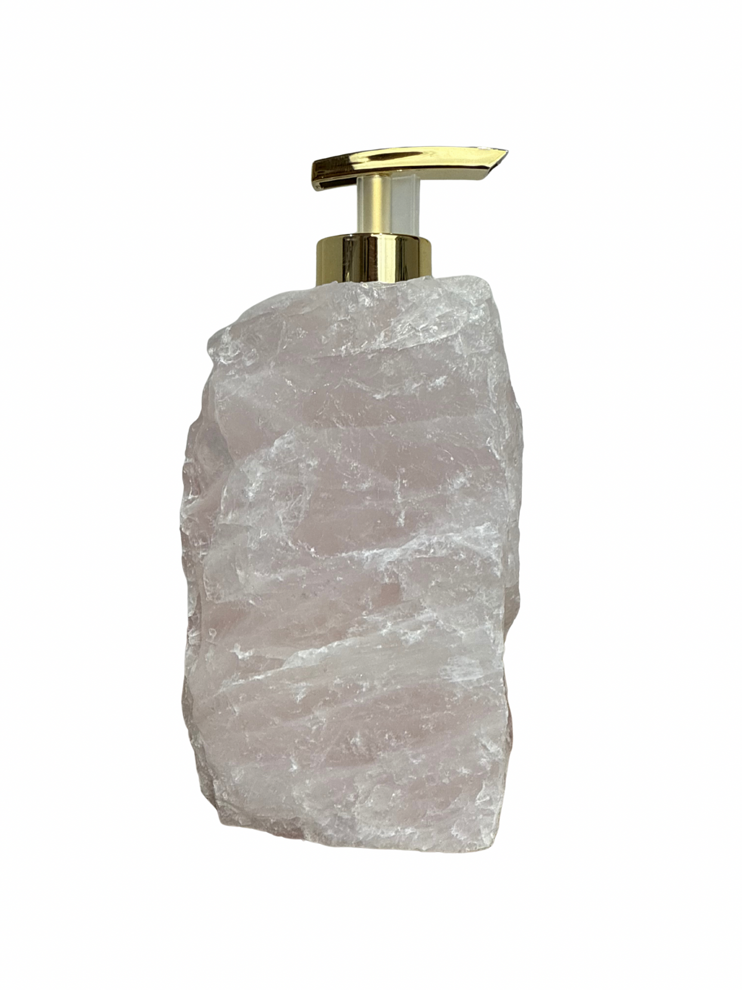 Zeeppomp van Rozenkwarts goud 1