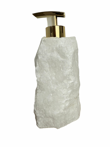 Zeeppomp van Bergkristal goud 8