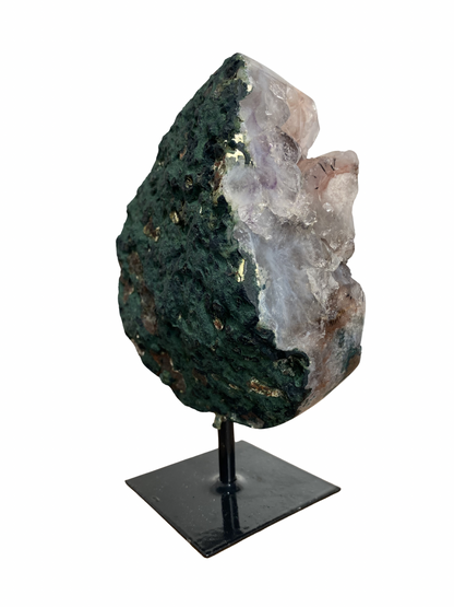 Roze Amethist (Chalcedoon) op standaard