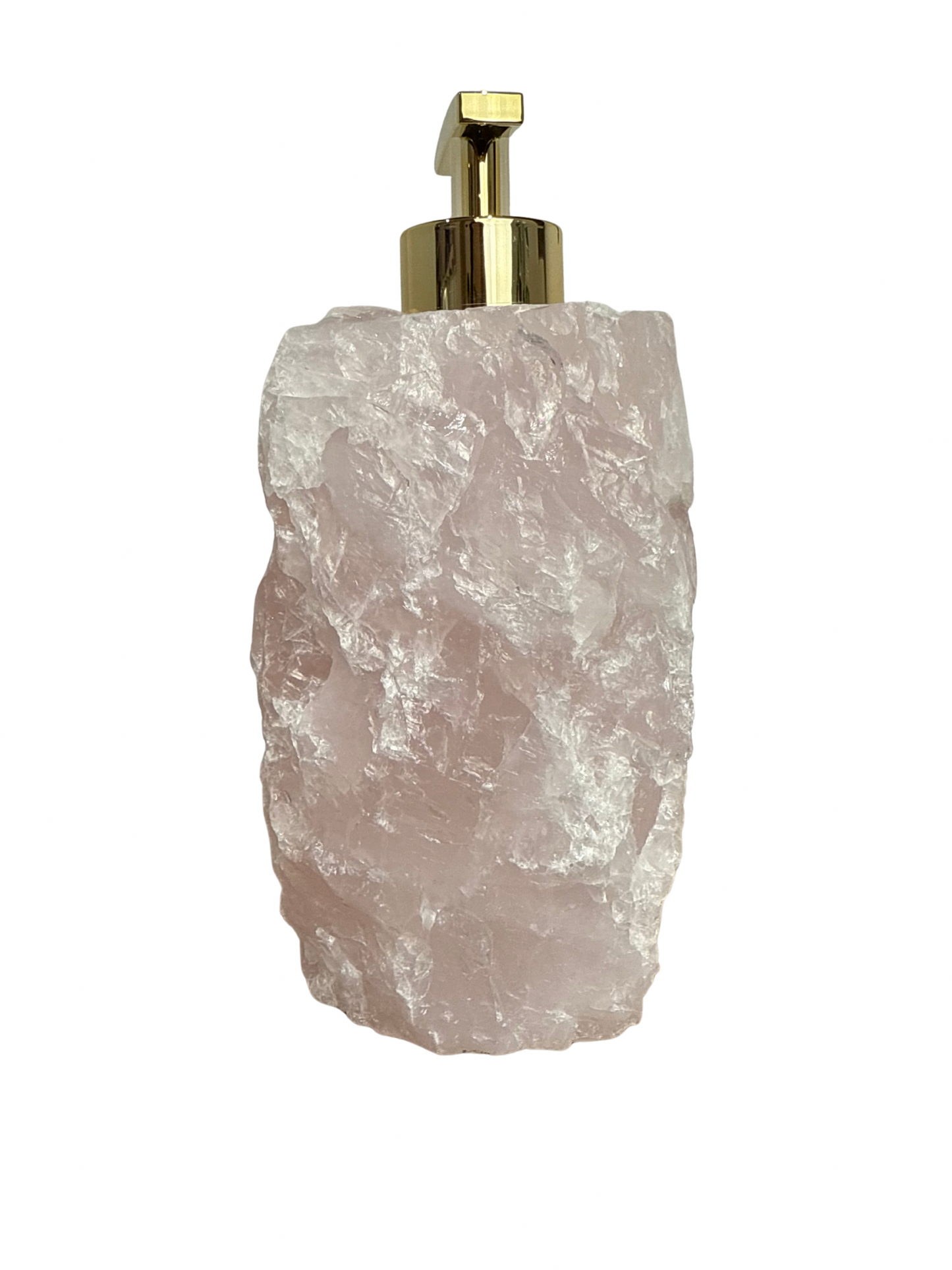 Zeeppomp van Rozenkwarts goud 4