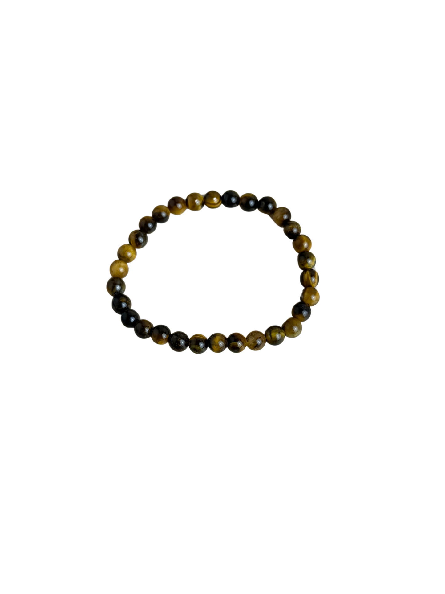 Tijgeroog armband kogel 6 mm
