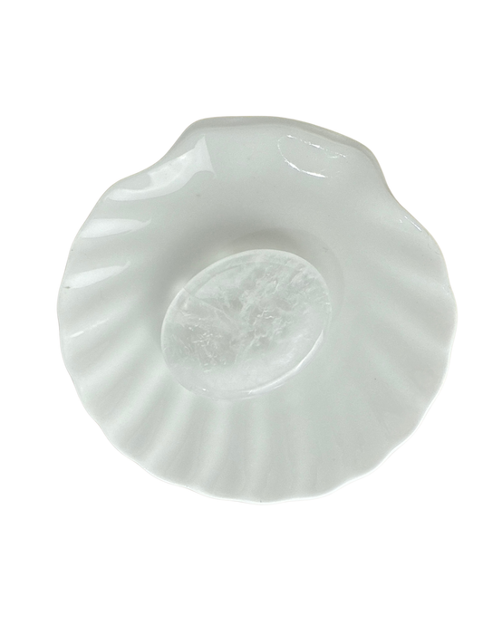 Bergkristal duimsteen (worry stone)