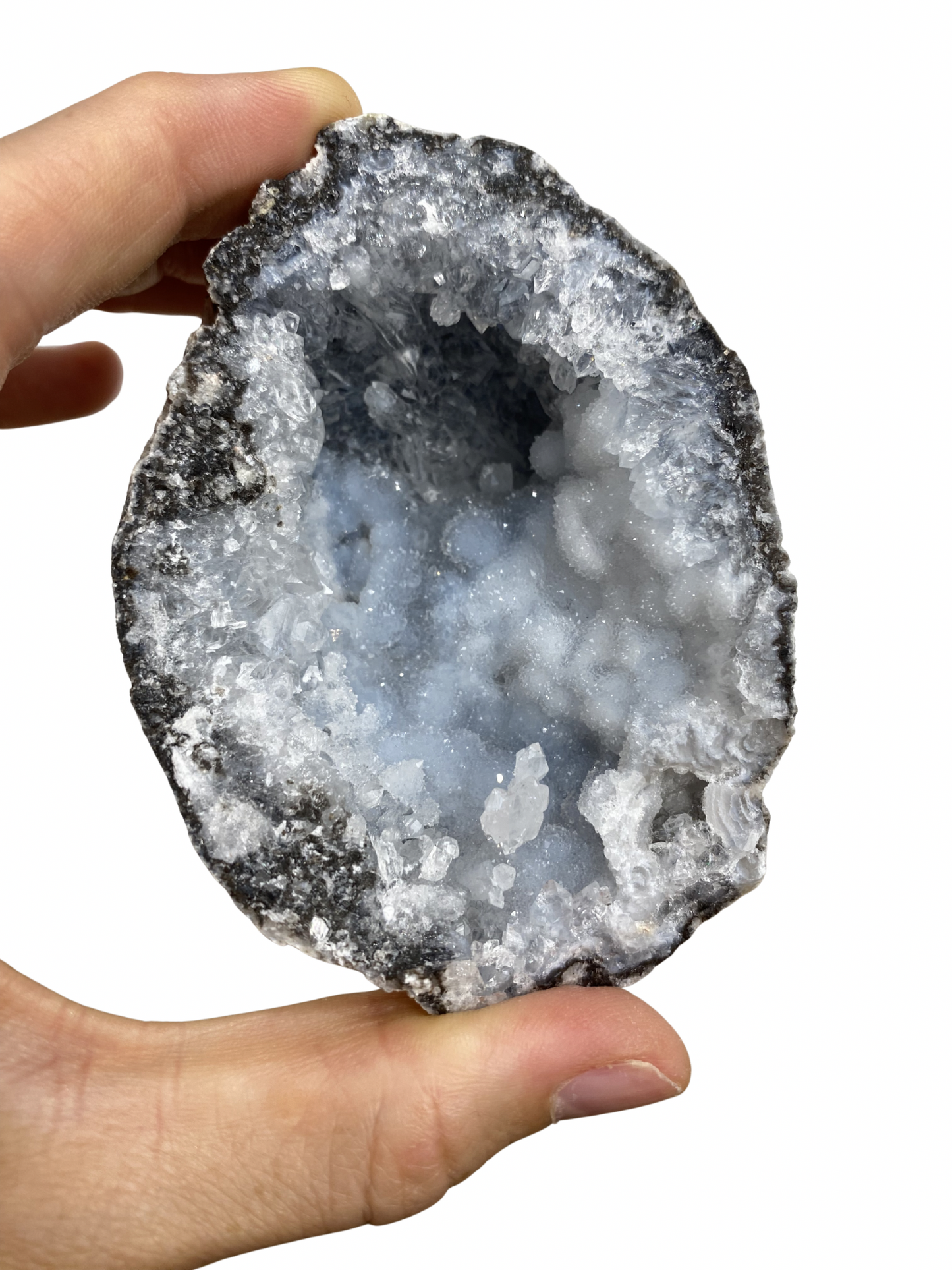 Blauwe Chalcedoon geode (Mexico) 2