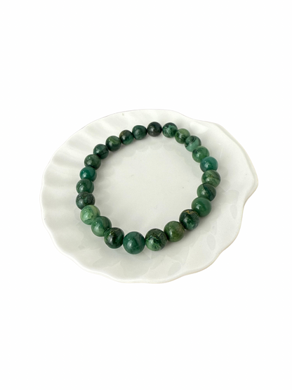 Afrikaanse Jade kogelarmband 8 mm