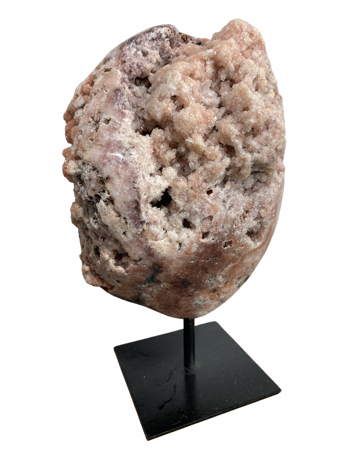 Pink Amethyst (Chalcedony) on stand