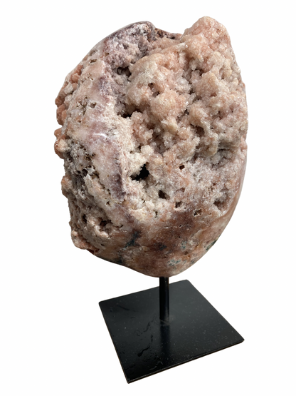 Pink Amethyst (Chalcedony) on stand