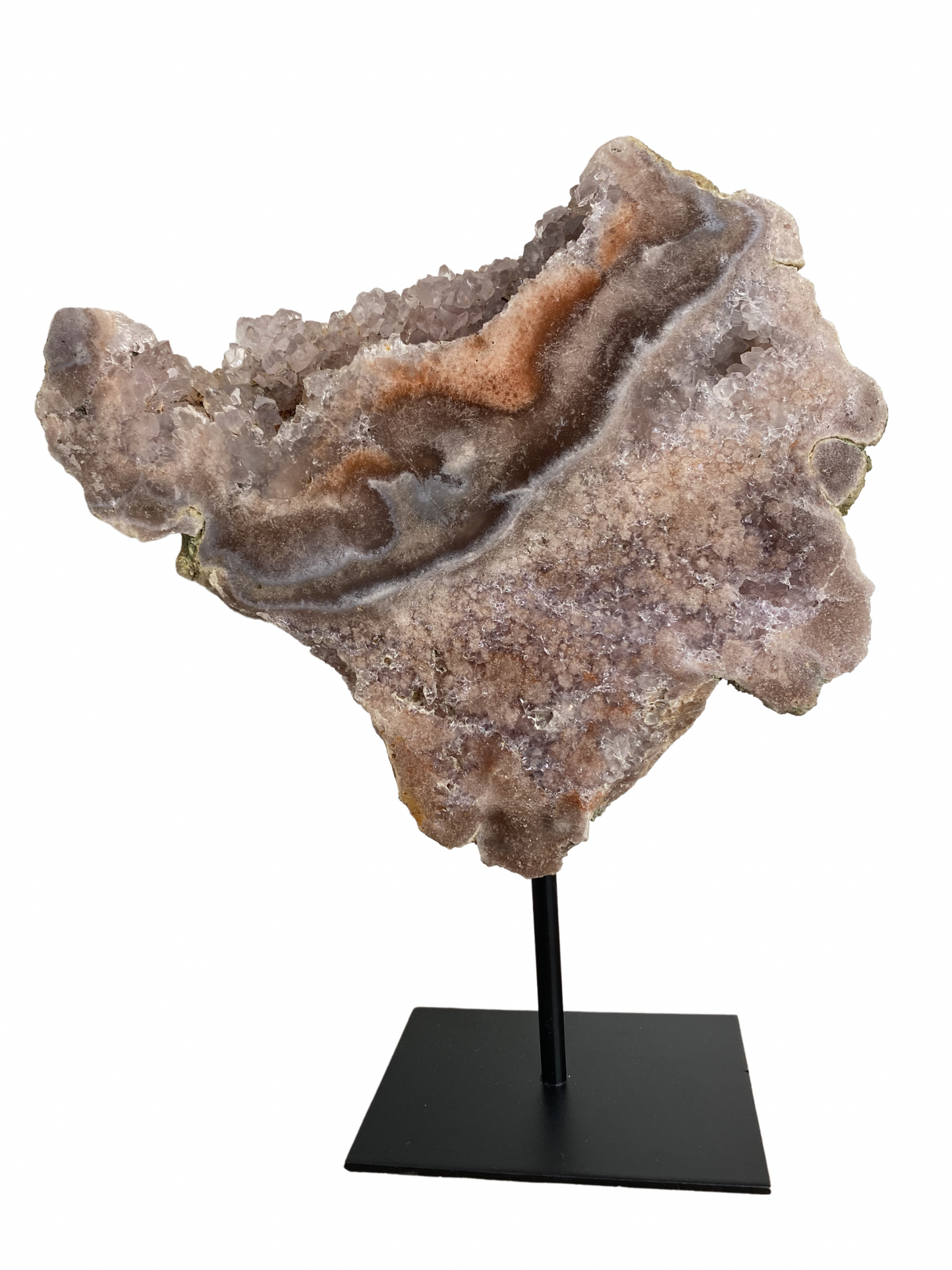 Pink Amethyst (Chalcedony) on stand